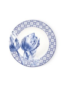 Ontbijtbord Tulp - Tegelrand - Porselein - 21 cm