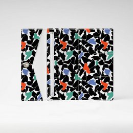 FOLDED BLACK Tyvek® Cardboard Wallet XL / Clutch Wallet