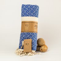 Hamamtuch | Saunatuch | Strandtuch | Bolivia | Blau | 180x100 cm