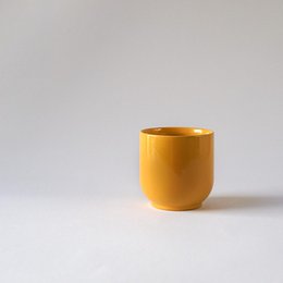 Hollyhock mug - late summer yellow - 200 ml