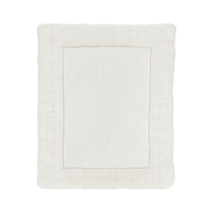 Boxkleed Romantic Blume offwhite 77x97cm