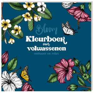 Malbuch für Erwachsene - Bloom