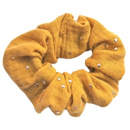 Scrunchie med en knivspids guld