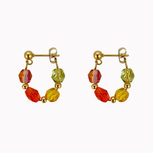 Color Reef Earrings | Earrings with colored beads