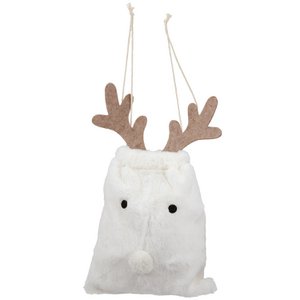 Cadeauzakje, wit H.33 cm