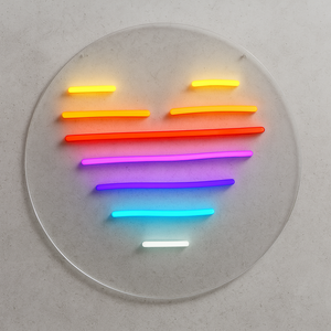 NEON LED HEART SIGN