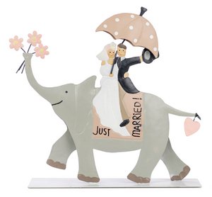 Bruidspaar op olifant VE 2