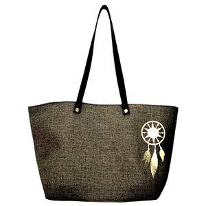 Mademoiselle bag, “Dream catcher” anjou brown