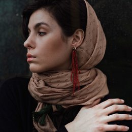 Riya glasperler øreringe