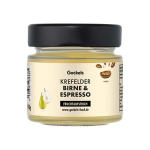 Fruit spread pear & espresso - for gourmet with whistle