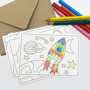 Coloring cards - cards for coloring