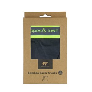 Bamboo boxer trunks black