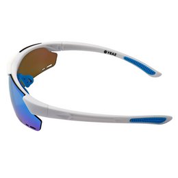 SUNUP Set Magnet Sport Zonnebril Mat Wit / Full Revo Ice Blue