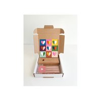 Gift box size S - Hearts