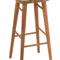 J-Line bar chair Ana - wood - brown