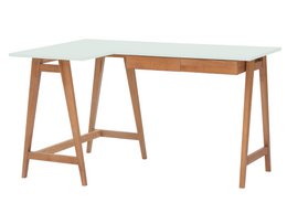 LUKA L-Shaped Desk Left/Right Handed 135x85cm