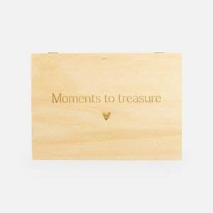 Memorybox mit klapdeksel – „Momente zum Schätzen“