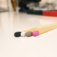 Wunschkerze – Minikerze in Glasröhre