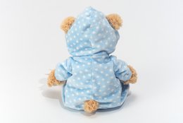 Pyjamasbjørn blå 30 cm - tøjdyr - tøjdyr