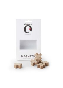 Set/6 Magnets Wooden Cross