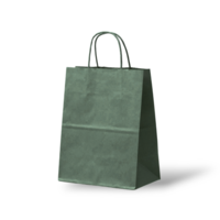 Papieren Tas (M) – Leger Groen – (100 Stuks)