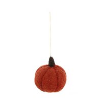 Anhänger KÜRBIS AMBER, Filz