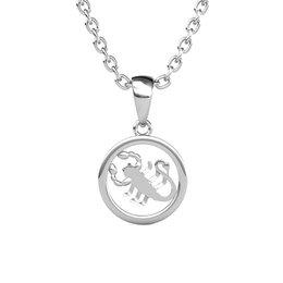 Pendentifs Zodiaque Scorpion - Argenté et Cristal