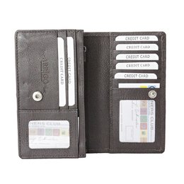 Cartera Mujer Piel Vaqueta - RFID Antideslizante - Cartera Mujer Ideal