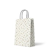 Draagtassen M Minimal Dots wit/goud 25st