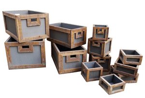 home deco old dutch crate s/12