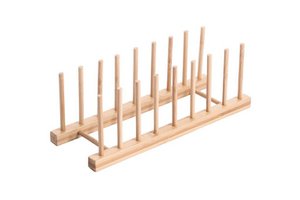 ORGANIZADOR BAMBU 33X12X10 12PL, PLATOS NATUR PC205349