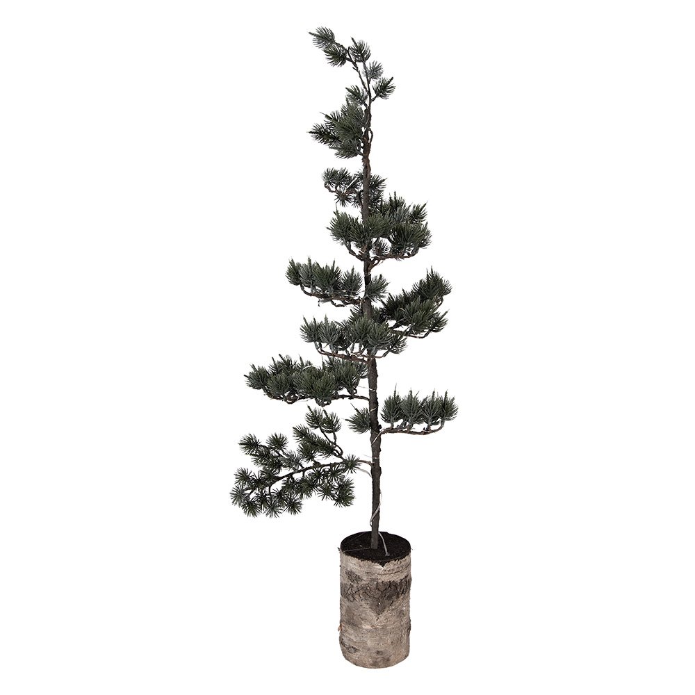 Mini Kunstkerstboom 35x35x100 cm / 3xAAA Groen Hout