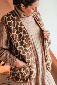 Wool Bodywarmer – Giraffe – Adult
