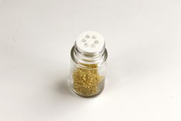 125 mg de poudre d'or comestible 23 carats, salière