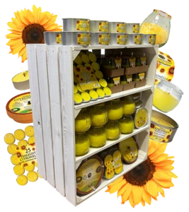 Holzdisplay Citronella