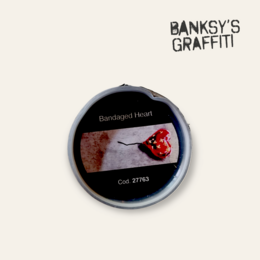 Banksy Door Sticker (83x210cm) - Bandaged Heart