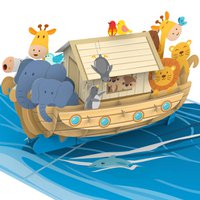 Noah's Ark pop up card