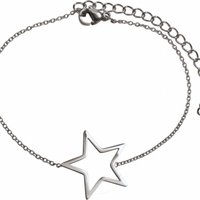 Bracelet star open steel