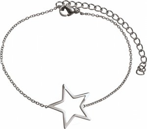 Bracelet star open steel
