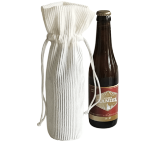 Samtflaschenbeutel 25x6cm