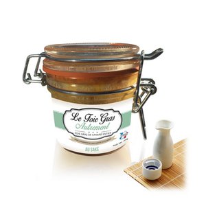 Whole foie gras with sake