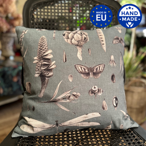 Kussensloop 45x45cm, 100% katoen | Zaden Aqua