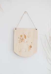 Wooden Rabbit Wall Decor