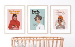 Maya Angelou - Kids Room Art Print (A4)