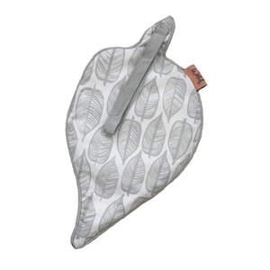 Pacifier / cuddle cloth 25x20 Beleaf Warm Gray
