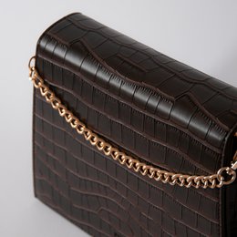 Sac Jeele Croc-Marron