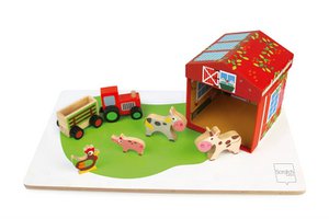 Scratch Mix+Play: DEMO PLATE for PLAY BOX 50x30x1.2cm, contains 6 felt p