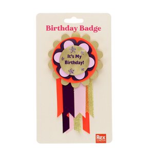 Verjaardagsbadge - 'Het is mijn verjaardag!'