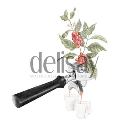 Fine Art Print - Botanisk Espresso