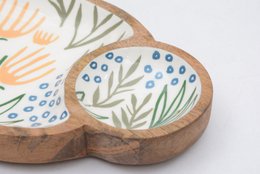 AUGURY DESIGNER-SERVIERPLATTE AUS HOLZ
